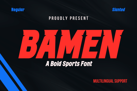 Bamen: A Dynamic Display Font for Bold Headlines & Brand Energy