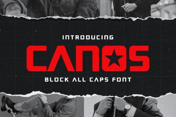 Canos Display Font for Small Business Branding