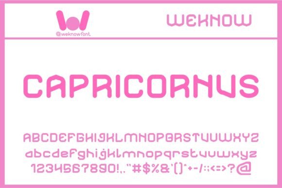 Capricornus: A Techno-Sci-Fi Display Font for Editorial Impact