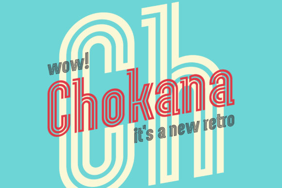 Chokana: A Retro Display Font That Actually Works