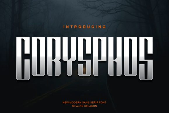 Corysphos: A Modern Display Font That Strengthens Your Brand