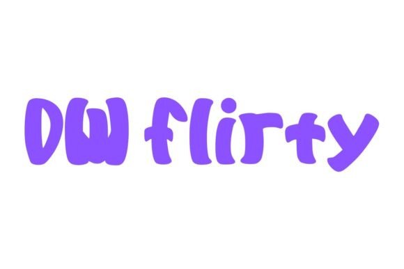 Dw Flirty: A Playful Display Font That Lifts Digital Branding
