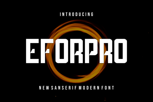 Eforpro: A Display Font That Anchors Editorial Mood