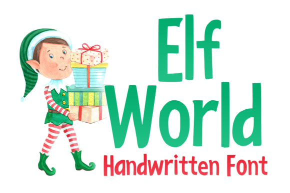 Elf World: A Playful Display Font for Holiday Branding