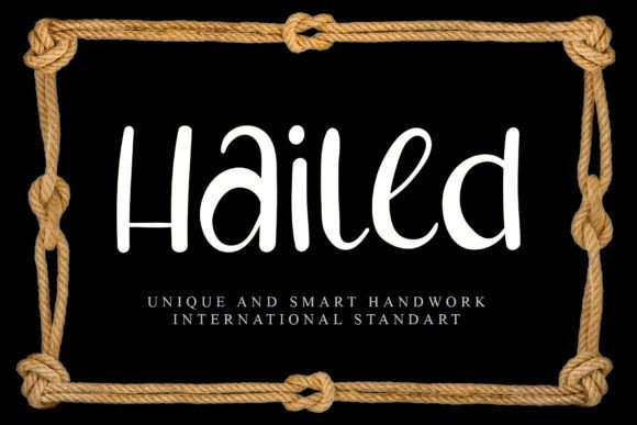 Hailed: A Refined Display Font for Meaningful Moments