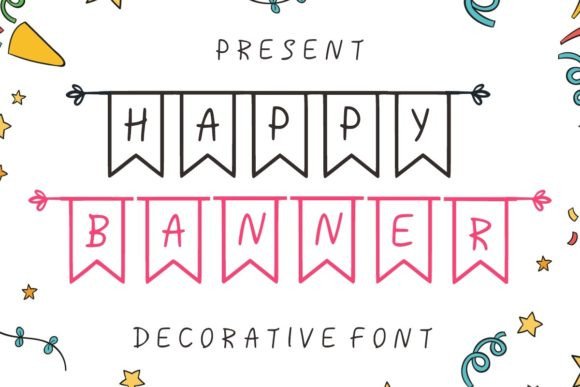 Happy Banner: A Playful Display Font for Digital Brand Moments