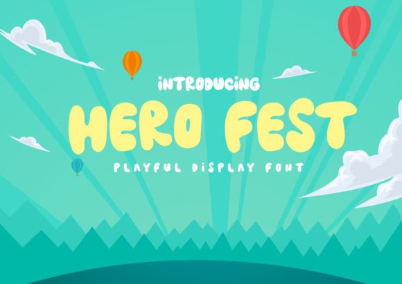 Hero Fest: A Whimsical Display Font That Makes Your Brand Feel Like Magic
