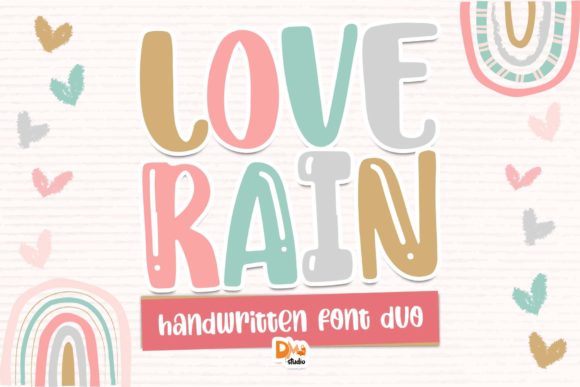 Love Rain: A Display Font That Feels Like a Gentle Pause