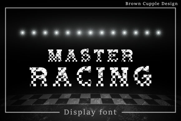 Master Racing: A Retro Display Font That Pops on Every Screen