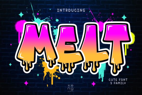 Melt: A Bold Display Font That Commands Attention