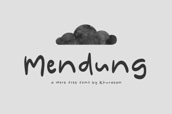 Mendung: A Modern Display Font That Adds Personality to Branding