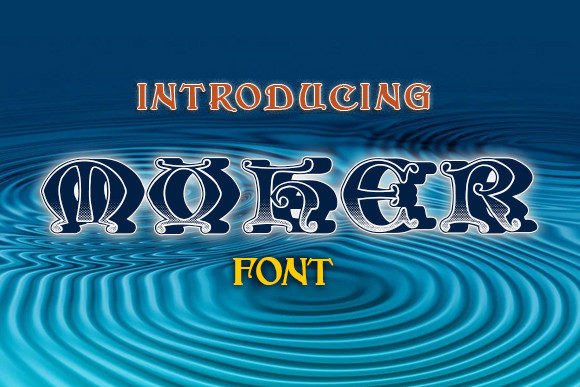 Moher: A Stylish Celtic Display Typeface for Digital Branding