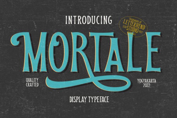 Mortale: A Vintage Display Font That Anchors Editorial Calm
