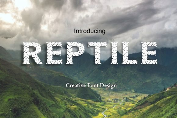 Reptile: A Display Font That Makes Your Headlines Snap to Attention