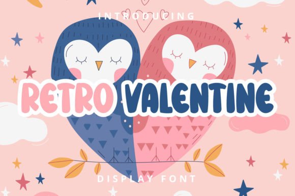 Retro Valentine Font: A Handmade Touch for Labels, Cards & More