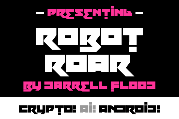 Robot Roar: A Futuristic Display Font That Builds Brand Trust