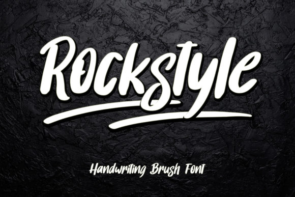 Rockstyle Display Font for Handmade Labels & Craft Designs