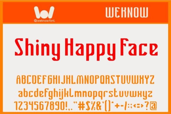 Shiny Happy Face: A Display Font That Adds Warmth and Polish to Your Brand