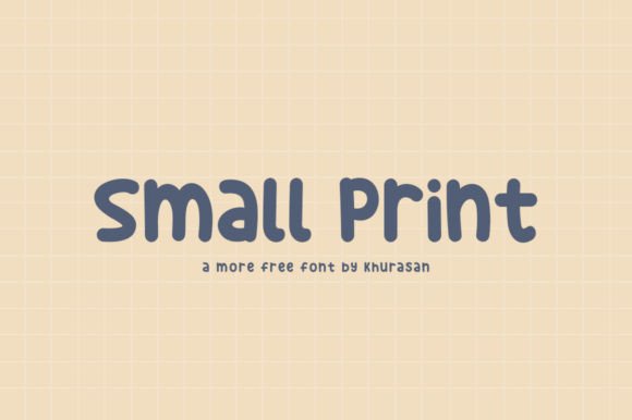 Small Print: A Display Font That Cuts Through the Feed