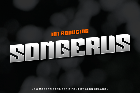 Songerus: A Display Font That Breathes Quiet Confidence