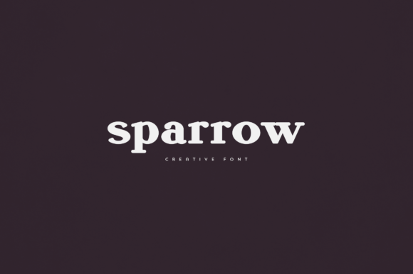 Sparrow: A Display Font That Elevates Real Small Business Branding