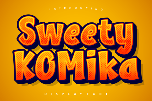 Sweety Komika: A Thick, Charming Display Font Worth Testing