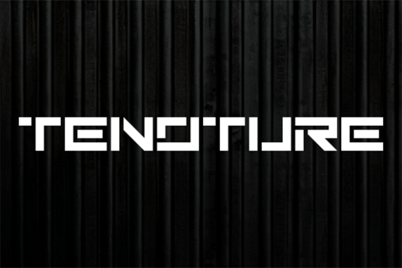 Tenoture: A Sharp, Confident Display Font for Digital Branding
