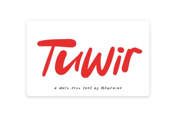 Tuwir: A Modern Display Font That Elevates Your Brand