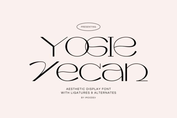 Yogie Vecan: A Skinny Display Font That Elevates Digital Branding